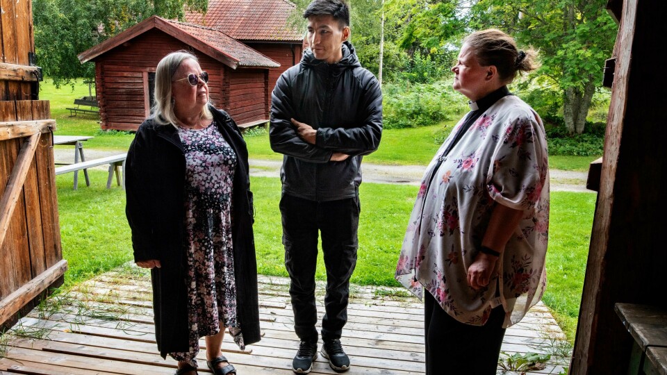 Det kommer att dröja innan Eva Blomberg Svensson, Mohammad Ahmadi och Josefin Forsberg kan träffas på det här sättet igen.