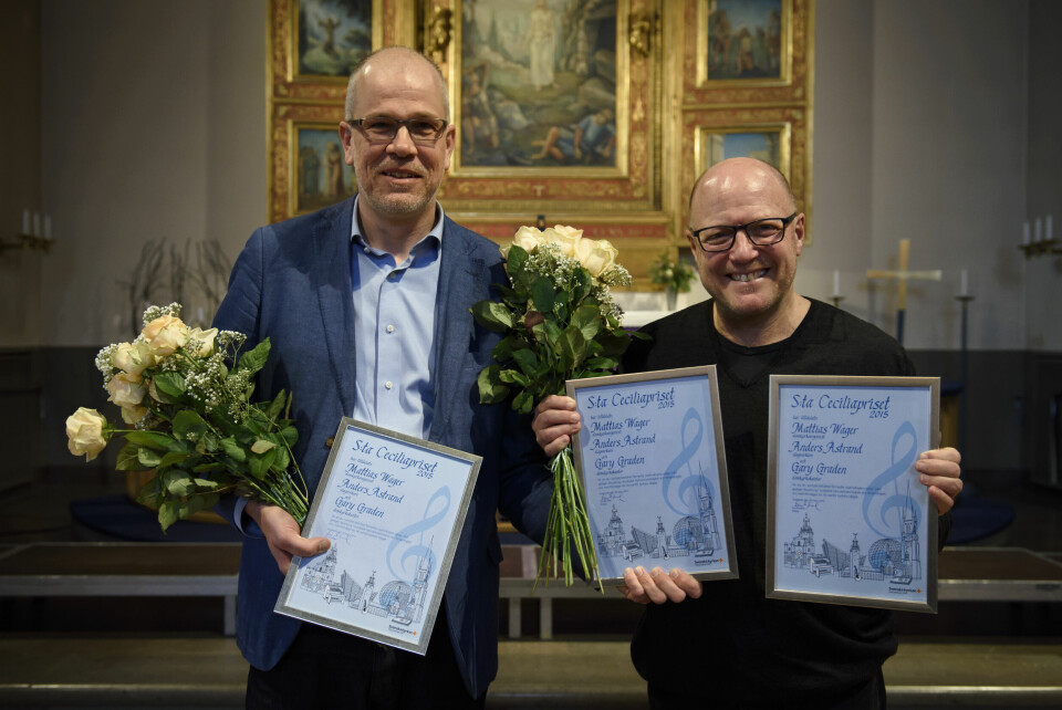 Musikgruppen WÅG får Cecilia-priset