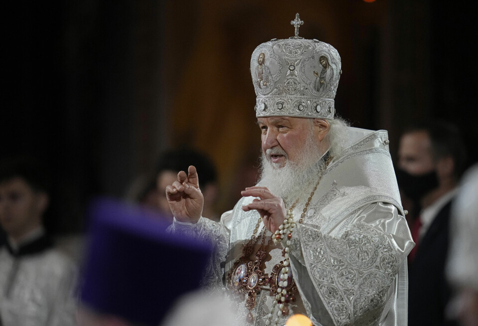 Patriarken Kirill som leder Moskvapatriarkatet, var tidigare KGB-agent.