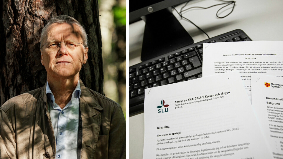 Göran Enander är mycket förvånad över att ENSO beställer rapporter från SLU för att motsäga Skogsutredningen.