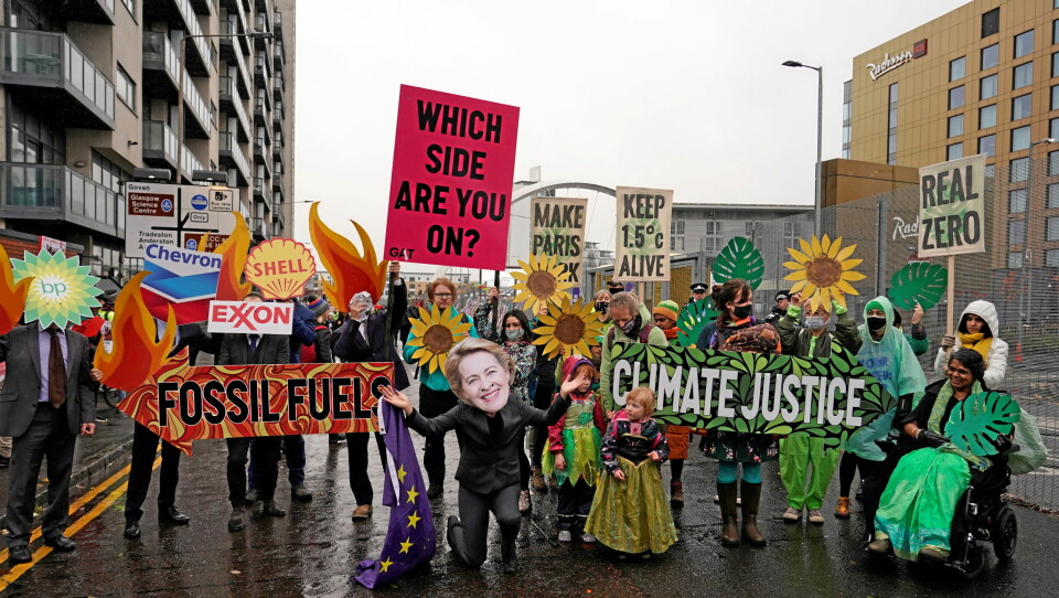 Klimatmötet i Glasgow.