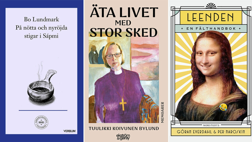 Tre kortrecensioner: fastebok, biskopsbiografi och allt om leenden