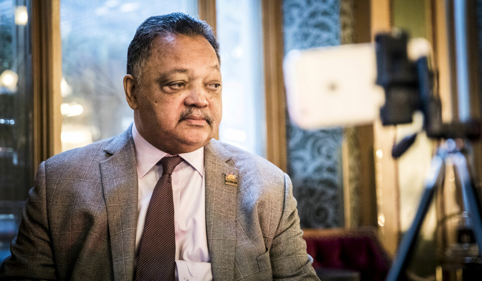 Jesse Jackson är i många stycken kritisk till framför allt de vita kyrkorna i USA. foto: Johannes Frandsen