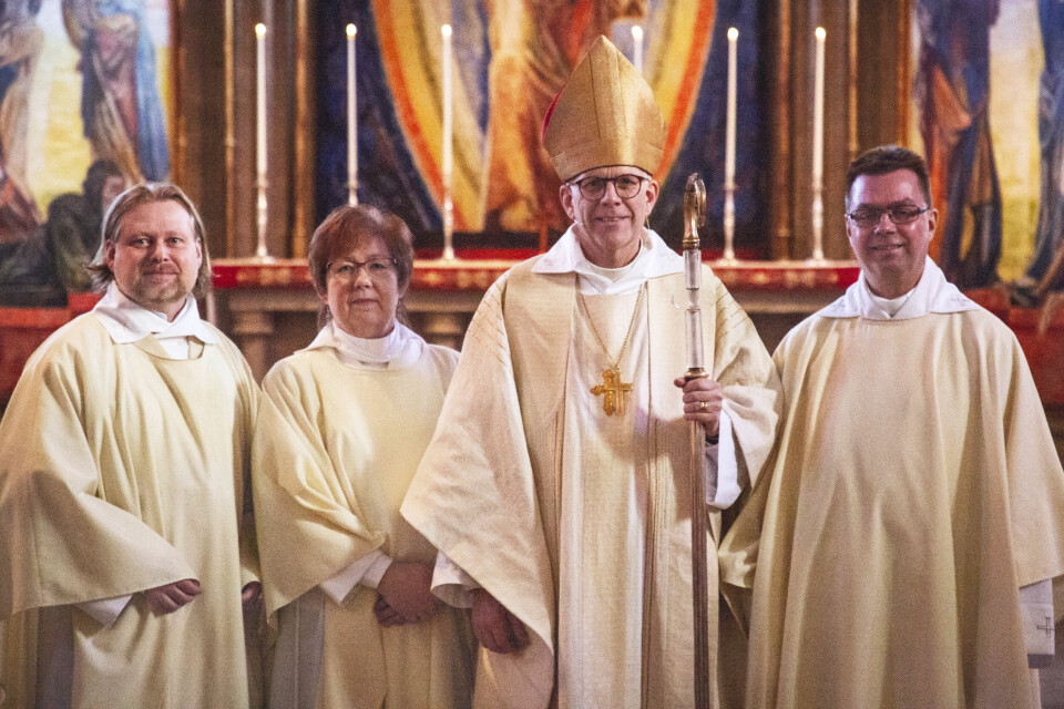 Prästerna som vigdes och mottogs i helgen