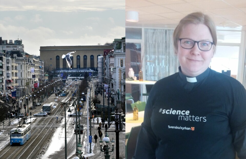 Svenska kyrkan i Göteborg marscherar för vetenskap