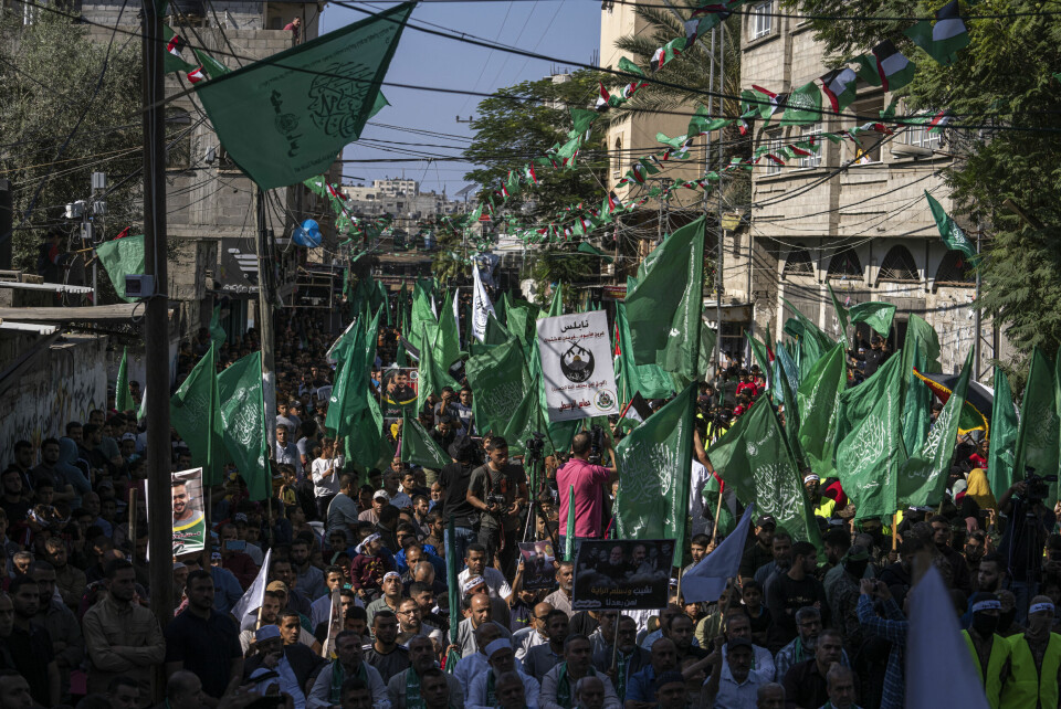 Hamas-demonstration i början på november i år.