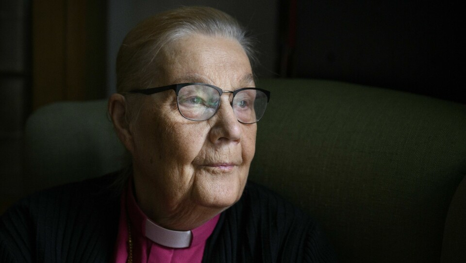 Caroline Krooks valspråk som biskop var: 'Var brinnande i anden – tjäna Herren'