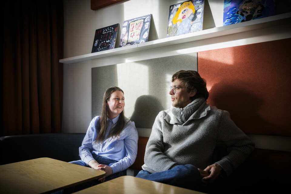 Julia Génetay, antagen som prästkandidat för Uppsala stift, blir snart pastorsadjunkt. David Sigridsson, antagen för Linköpings stift, ska vänja sig vid tanken på att kanske bli kyrkoadjunkt i stället. julia genetay och david sigridsson