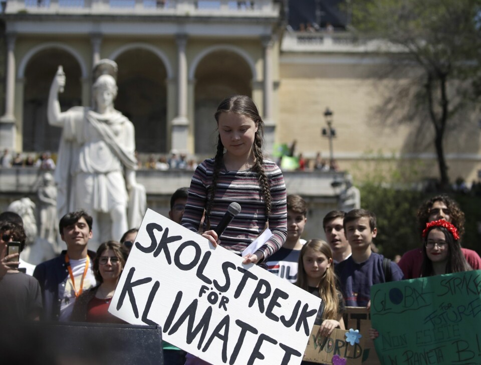 Greta Thunberg bär ett budskap från Gud