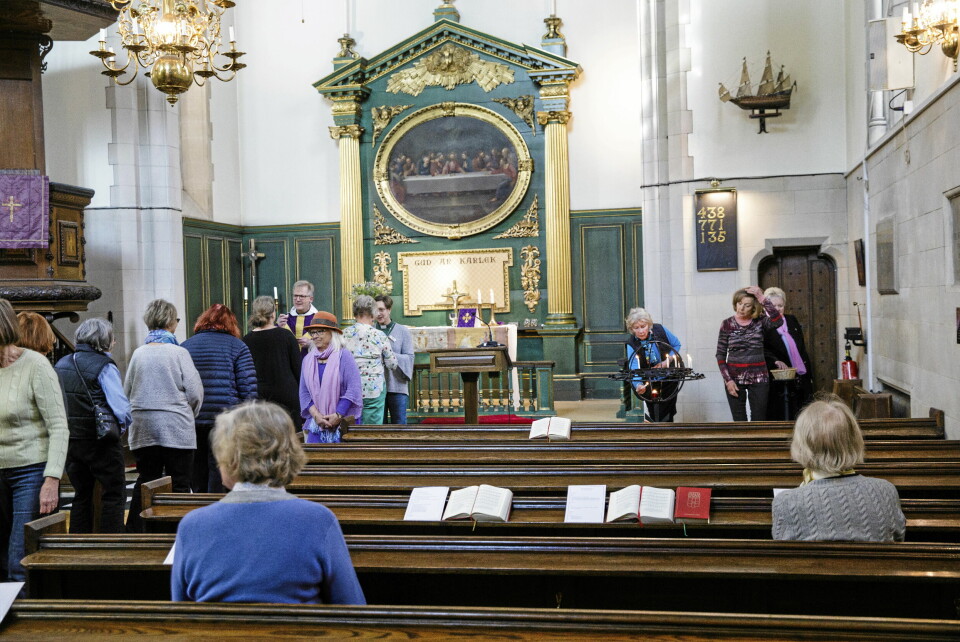Svenska kyrkan bör på alla sätt stödja Skut, anser debattören. Bilden är från Svenska kyrkan i London.