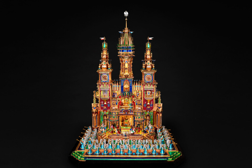 En glittrande julutställning i palatset