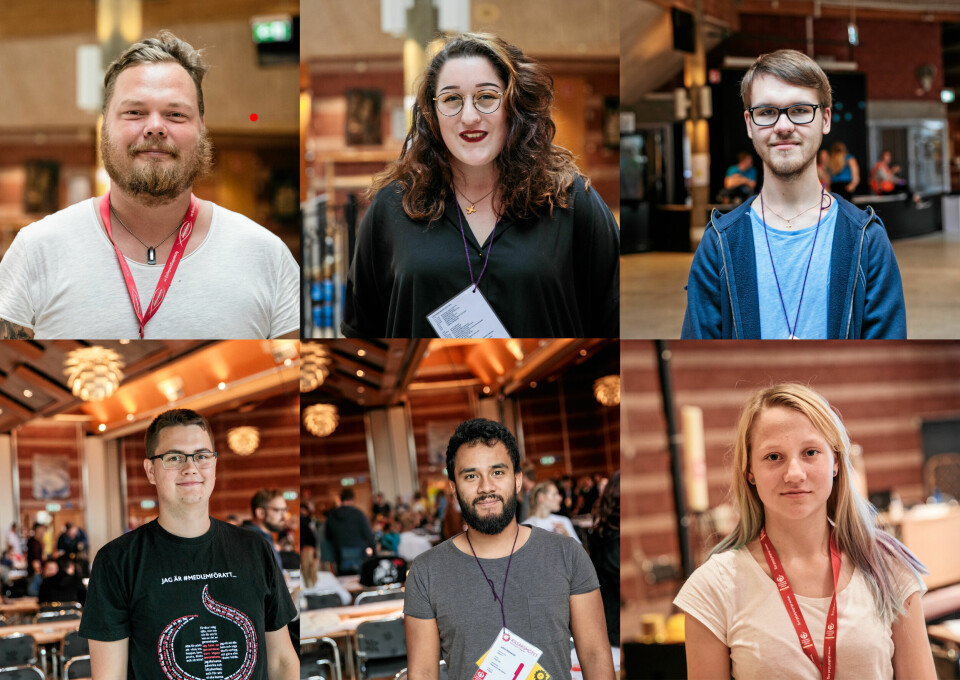 NNiklas Stark, Cornelia Henrysson, Niklas Lejon,Victor Månsson, Julius Mannerlöf, Marie Jordan Staege och 250 ungdomar till är nu på riksårsmöte,