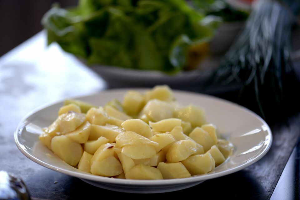 Kokt potatis.