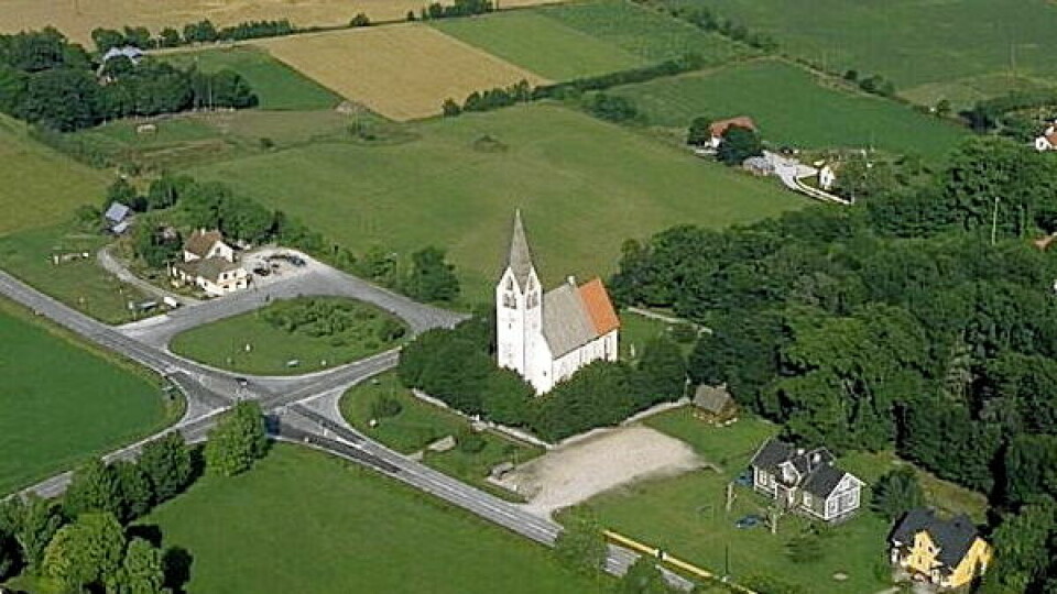 Ekeby kyrka på Gotland.