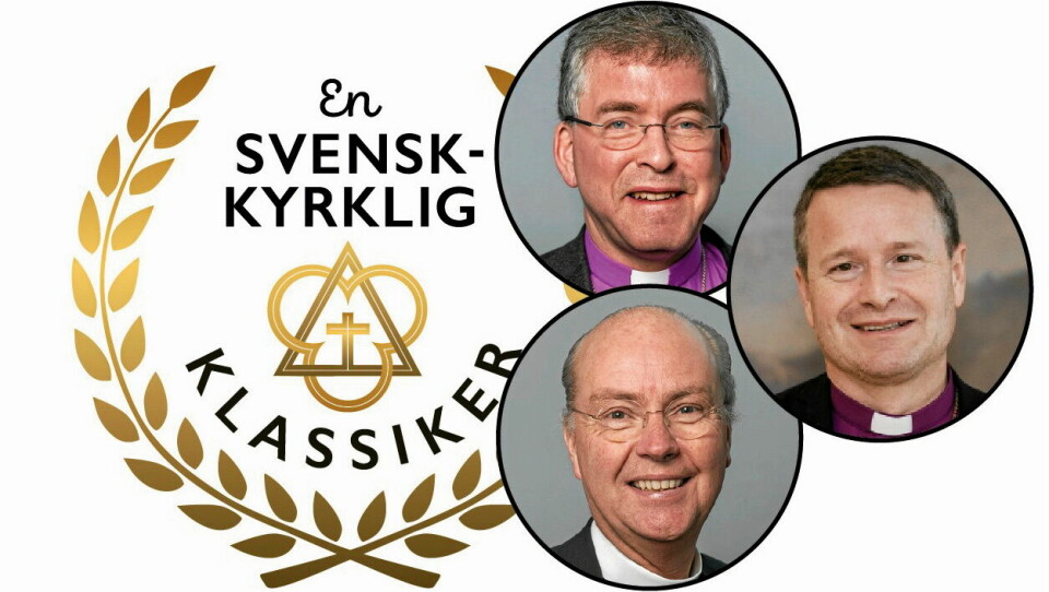 Biskoparna Åke Bonnier, Johan Dalman och Sören Dalevi uppskattar En svenskkyrklig klassiker.
