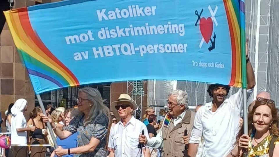 Ett genombrott med katoliker i Prideparaden