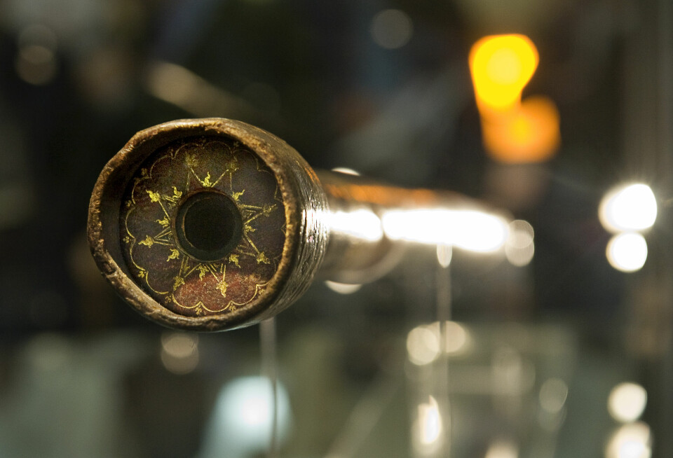 Vetenskapens uppgift för Galileo var att knäcka Guds skapelsekod, skriver debattören. Arkivbild: Ett av Galileos originalteleskop.