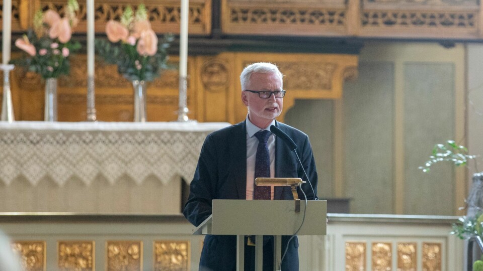 Historieprofessor Dick Harrison föreläste om Sveriges omdaning från perifer obygd till modern nationalstat.