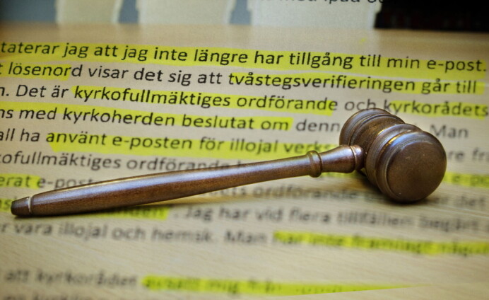 Kyrkoherde läste förtroendevalds mejl - får prövotid av domkapitlet